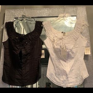 *****SOLD*****Guess Top, White, Size Medium